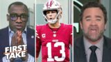 FIRST TAKE | "Haters of Purdy creep out of shadows after SB loss" – Jeff Saturday destroys Shannon