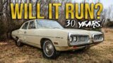 FORGOTTEN 30 YEARS! Will This 1970 Dodge Coronet RUN and DRIVE?