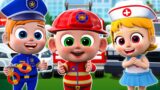 Fire Truck, Ambulance & Police Car To The Rescue – Traffic Safety Song | Nursery Rhymes & Kids Songs
