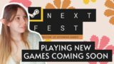 First Look At Upcoming Games!  | #SteamNextFest 2024
