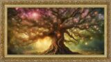 Framed TV Art "DREAMSCAPE" with peaceful, relaxing and meditative music.