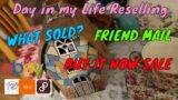 Friend Mail | Buy It Now Sale | What Sold Vlog | Full-Time Reseller #thrifting