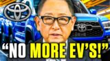 HUGE NEWS! Toyota CEO Shocking WARNING TO SHUT DOWN EVs!