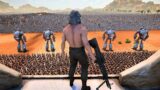 HUMANITY ARMY with BATTLE TITANS vs 6 MILLION Beastmen & Giants – Ultimate Epic Battle Simulator 2
