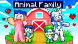 Having an ANIMAL FAMILY in Minecraft!