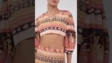Hayley Menzies A Line Silk Maxi Skirt in Dancing Girls Terracotta Multi