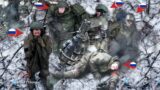 Horrible! Ukrainian FPV drones mercilessly blow up desperate Russian soldiers in frozen battlefield