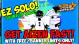 How to EZ Solo Gauntlet Mode (BANNER / FREE UNITS ONLY!) Get Aizen 7 Star FAST!)