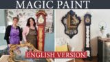 How to make a modern makeover of a mirror and a wall clock. Elisa & Magic Paint!