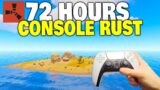 I Lived on an Island for 72 Hours on Console Rust