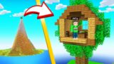 I Moved To A SECRET TREE HOUSE In Squid Island! (Minecraft Survival)