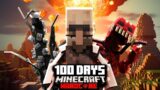 I Survived 100 Days in a Nuclear Parasite Apocalypse in Hardcore Minecraft