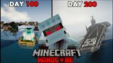 I Survived 200 Days Zombie Apocalypse Final Part in Minecraft Hardcore Hindi Gameplay