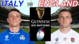 ITALY vs ENGLAND Six Nations 2024 Live Commentary