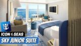 Icon of the Seas | Sky Junior Suite Walkthrough Tour | Royal Caribbean 2024 | 4k