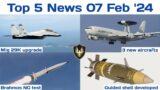 Indian Defence News: Mig 29K Upgrade, Brahmos NG Test, 3 New Spy Aircrafts, Guided Artillery Round..