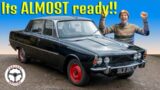 It's nearly done! 4.6 V8 Rover P6 wings back on (and welding, of course)