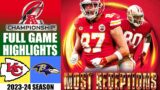 Kansas City Chiefs vs Baltimore Ravens [FULL GAME] AFC Championship |  NFL Highlights 2023-24