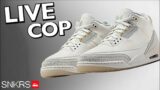 LIVE COP AIR JORDAN 3 IVORY & STOCK NUMBERS!!