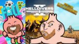 Let's Play Fall Guys & Helldivers 2 & CONSOLE PUBG – HELLDIVVIES!