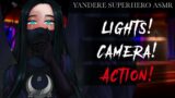 Lights! Camera! ACTION! || Yandere Superhero ASMR RP {Night Angel Returns!}