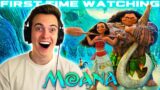 *MOANA* is PEAK DISNEY!! | First Time Watching | (reaction/commentary/review)