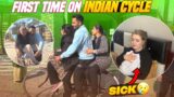 MUMMY JI LOOKING AFTER ABBEY WHILE SHE'S SICK!! First Time On Indian Cycle | Pind Di Vibe