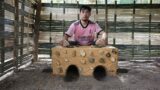 Make a terracotta stove in time to cook Tet food