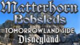 Matterhorn Bobsleds – Disneyland – Tomorrowland Side – POV complete ride!