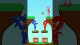 Meme Coffin Dance – Amy Is The Troublemaker And The End #papercraftbymimi #shorts #sonic #animation