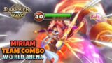 Miriam Team Combo in World Arena Ep. 2 – Summoners War