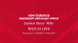 New Balance Indoor Grand Prix | Junior Boys' Mile | LIVE | February 3, 2024 @ 7:20 EST