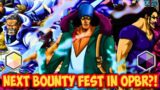 One Piece Bounty Rush NEXT Bounty Festival Character Banner in OPBR 5th Anniversary Are…