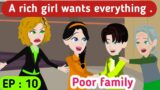 Poor family part 10 | English story | Learn English | English animation | Sunshine English