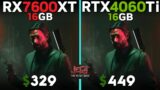 RX 7600 XT vs RTX 4060 Ti | Tested in 15 games