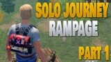 SOLO JOURNEY RAMPAGE MODE PART 1 I COUNTERED THE TANK AND MADE A FRIEND LAST ISLAND OF SURVIVAL