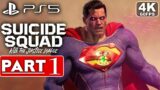 SUICIDE SQUAD KILL THE JUSTICE LEAGUE Gameplay Walkthrough Part 1 [4K 60FPS] – No Commentary