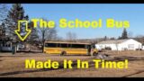 School Bus Beats The Train Before It Arrives! #trains #trainvideo #trainhorn