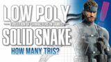 Snake – Low Poly (Evolution of Characters in Games) – Episode 9