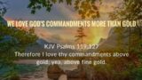 Sons and Daughters of God: We Love God's Commandments More Than Gold, February 17th