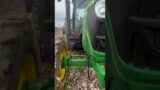 Stuck bushogging cotton stalks. 8410 to the rescue! #tractor #farmequipment