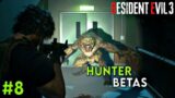 THE HUNTER BETAS ATTACK CARLOS | RESIDENT EVIL 3 GAMEPLAY #8