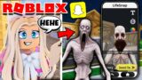 TROLLING IN ROBLOX SNAPCHAT AS SCP…(*I SCARED EVERYONE*)