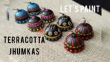 Terracotta Jhumkas | Let's paint | Terracotta Jewellery