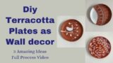 Terracotta plate wall decor ideas|Diy wall decor plates|Trendy wall makeovers #terracotta #walldecor