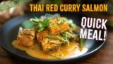 Thai coconut red curry Salmon