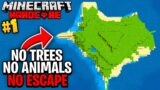 The Minecraft Hardcore 1.21 SURVIVAL ISLAND Challenge BEGINS! (Ep1)