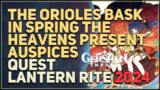 The Orioles Bask in Spring the Heavens Present Auspices Genshin Impact