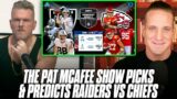 The Pat McAfee Show's Picks & Predictions For Raiders @ Chiefs On Monday Night Football