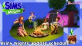 The Sims Mobile Briny Nights UPDATE SCHEDULE [May – July 2022]